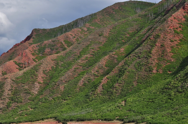 Coal Ridge west of Glenwood Springs on the I-70